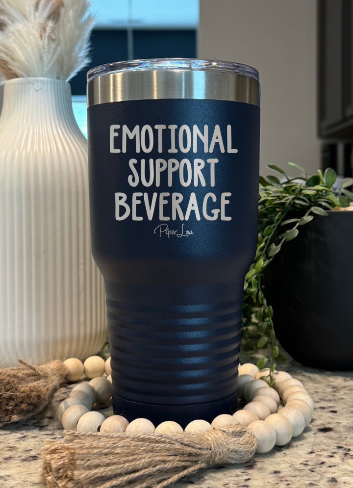 Emotional Support Beverage Old School Tumbler