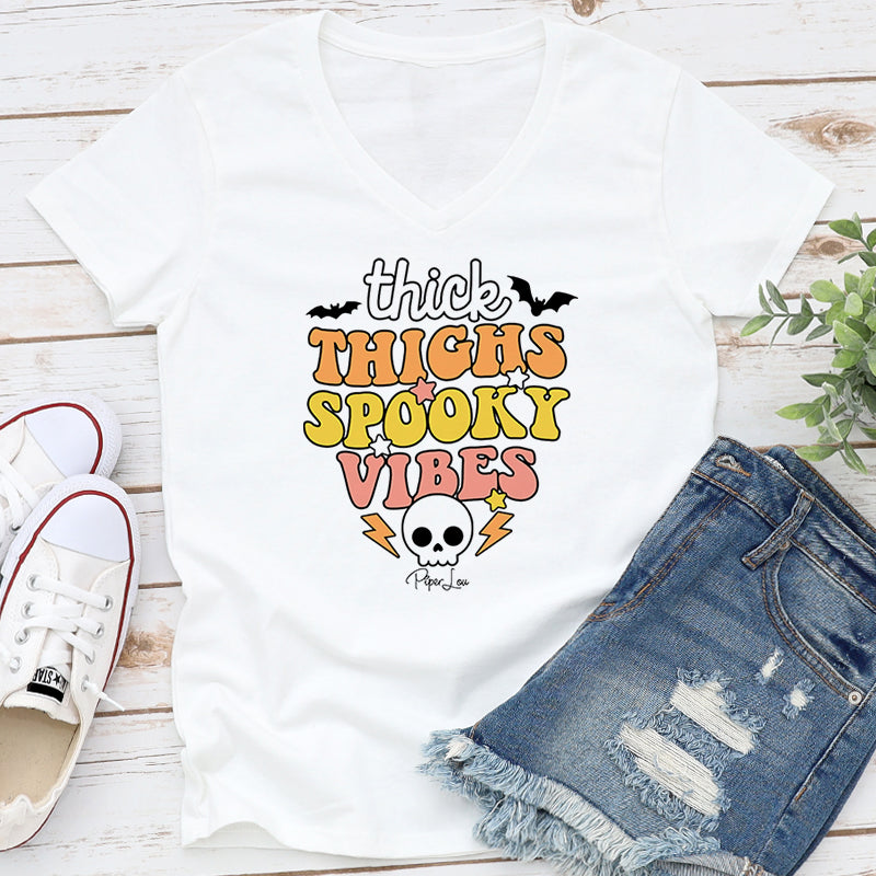 Spooky Sale | Thick Thighs Spooky Vibes Graphic Tee