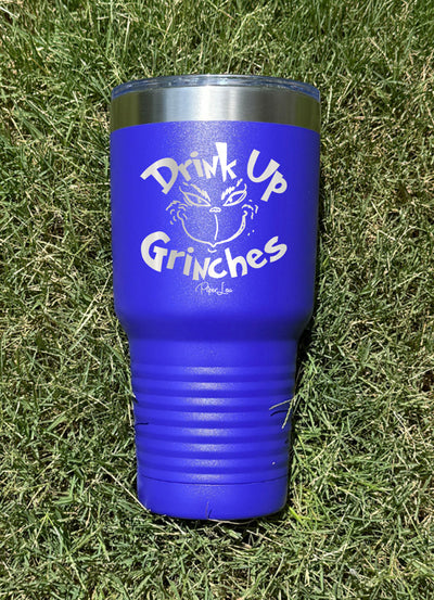 Drink Up Grinches Old School Tumbler