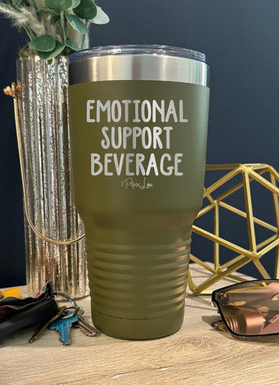 Emotional Support Beverage Old School Tumbler