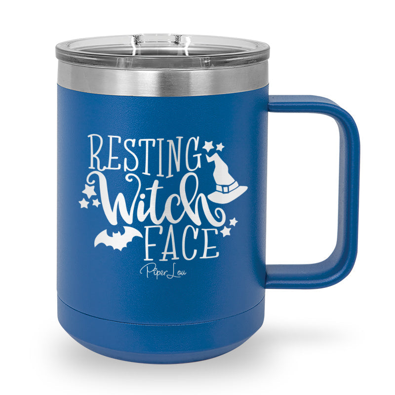 Spooky Sale | Resting Witch Face 15oz Coffee Mug Tumbler