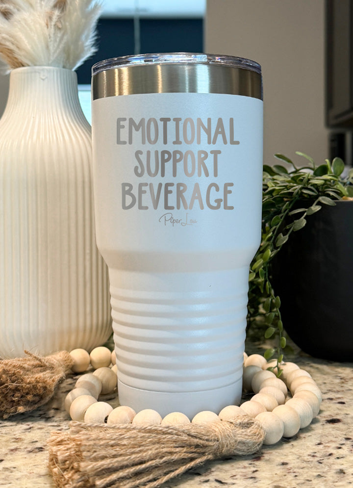 Emotional Support Beverage Old School Tumbler