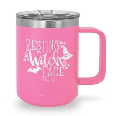 Spooky Sale | Resting Witch Face 15oz Coffee Mug Tumbler