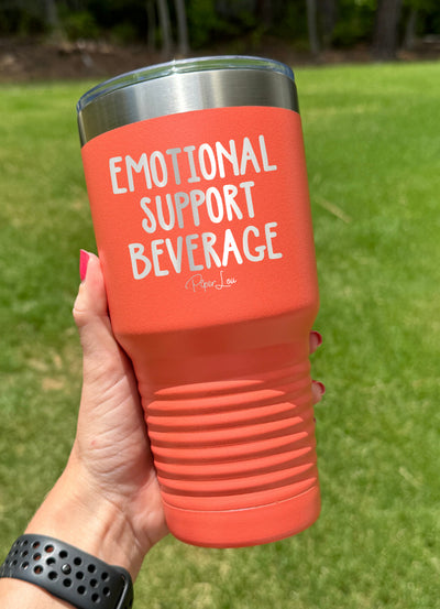 Emotional Support Beverage Old School Tumbler