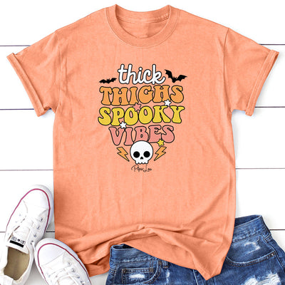 Spooky Sale | Thick Thighs Spooky Vibes Graphic Tee