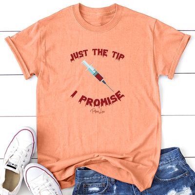 Spooky Sale | Just The Tip I Promise Needle Graphic Tee