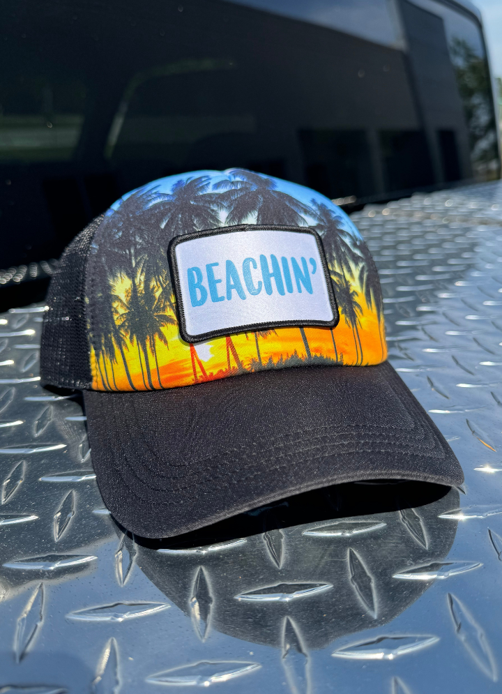 Beachin' Patch Trucker Hat