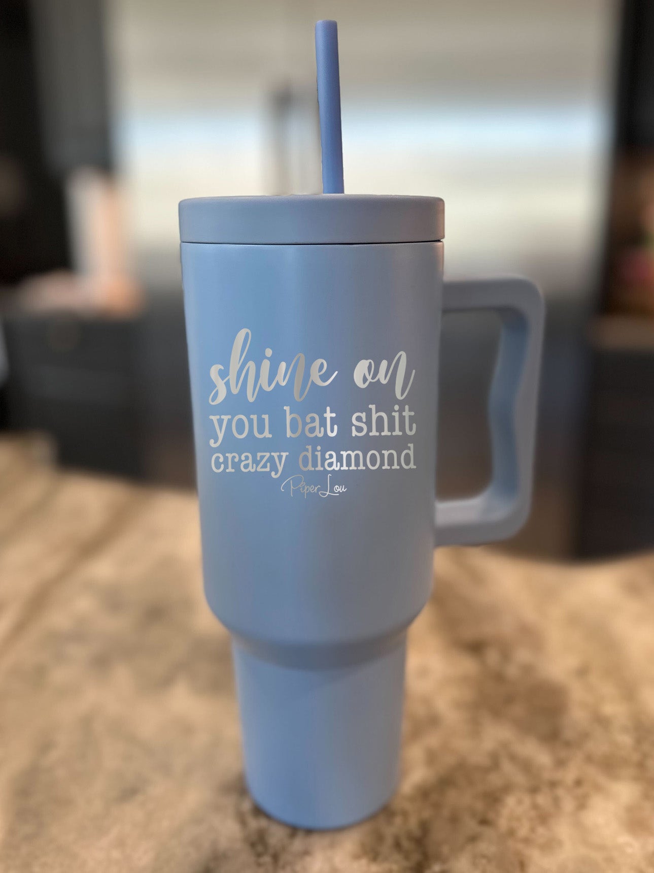 Shine On You Bat Shit Crazy Diamond 40oz Tumbler