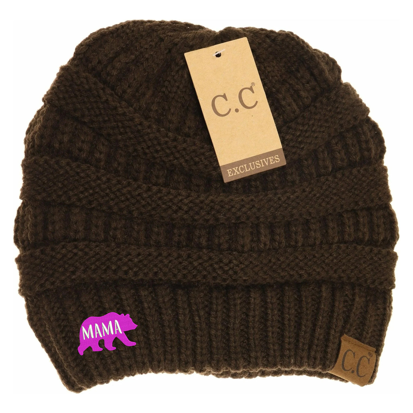 New Mama Bear C.C Thick Knit Soft Beanie