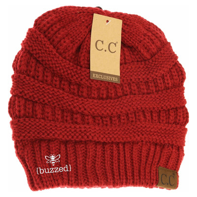 New Buzzed C.C Thick Knit Soft Beanie