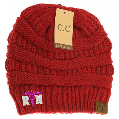 New RN Beanie C.C Thick Knit Soft Beanie