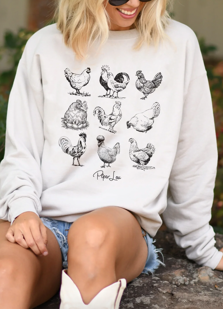 Chickens Crewneck