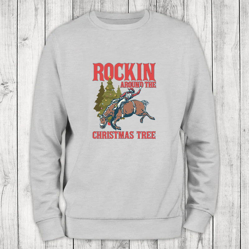 Rockin' Around The Christmas Tree Crewneck Sweatshirt