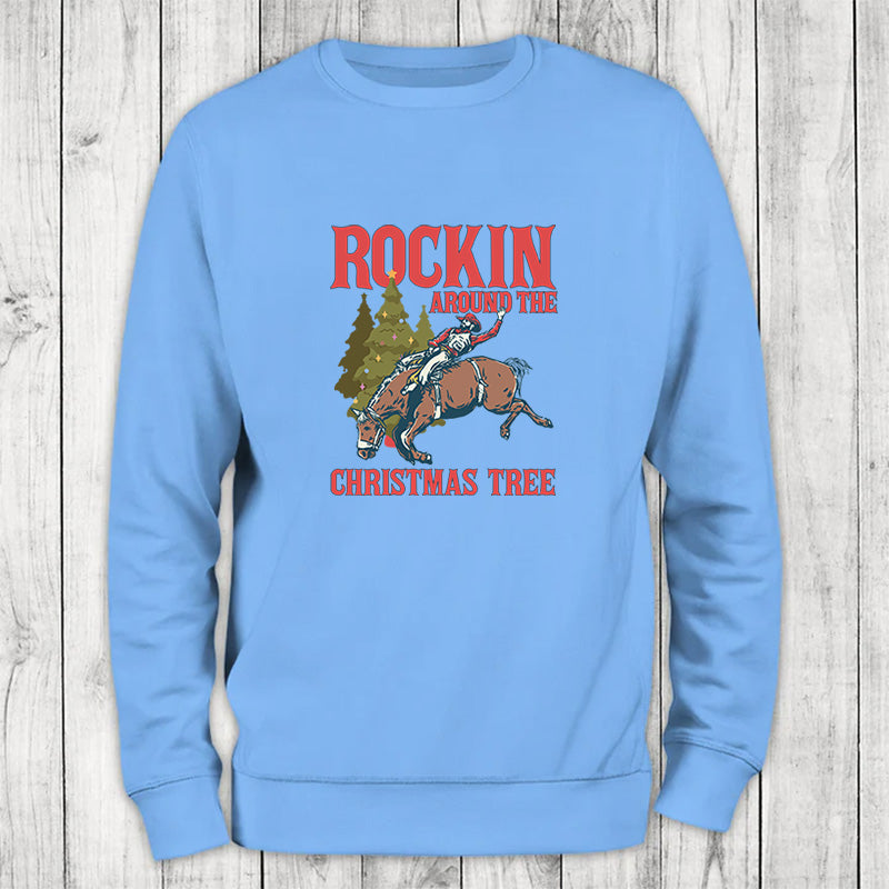 Rockin' Around The Christmas Tree Crewneck Sweatshirt