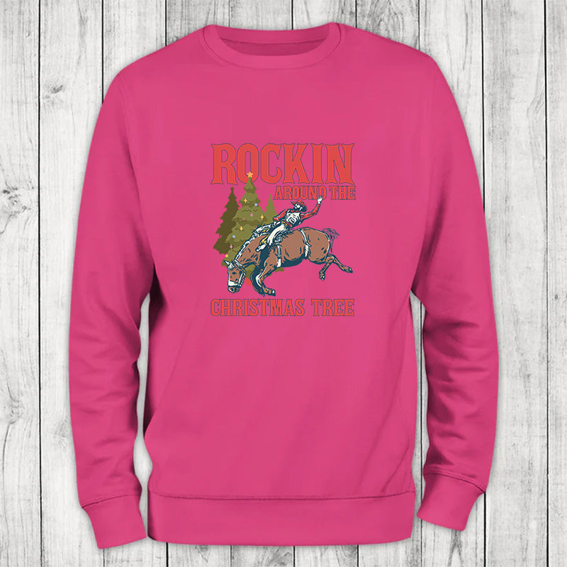 Rockin' Around The Christmas Tree Crewneck Sweatshirt