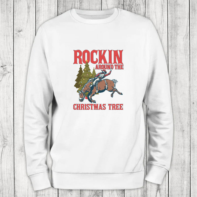 Rockin' Around The Christmas Tree Crewneck Sweatshirt