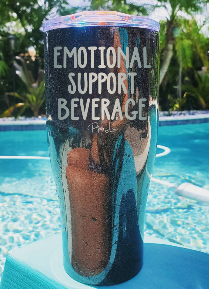 Clearance | Emotional Support Beverage Laser Etched Tumbler