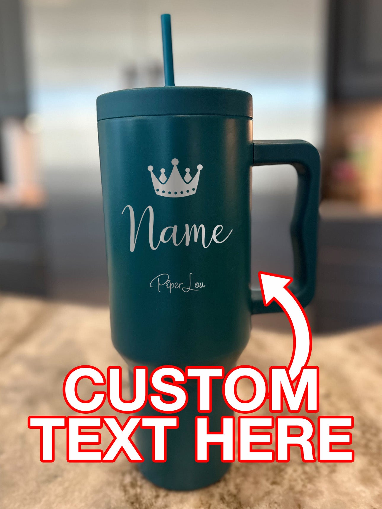 (CUSTOM) Name Crown 40oz Tumbler