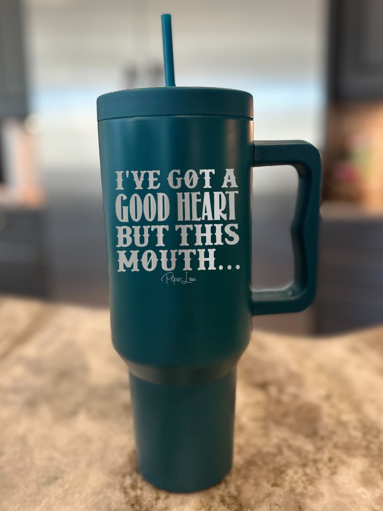 I've Got A Good Heart But This Mouth 40oz Tumbler