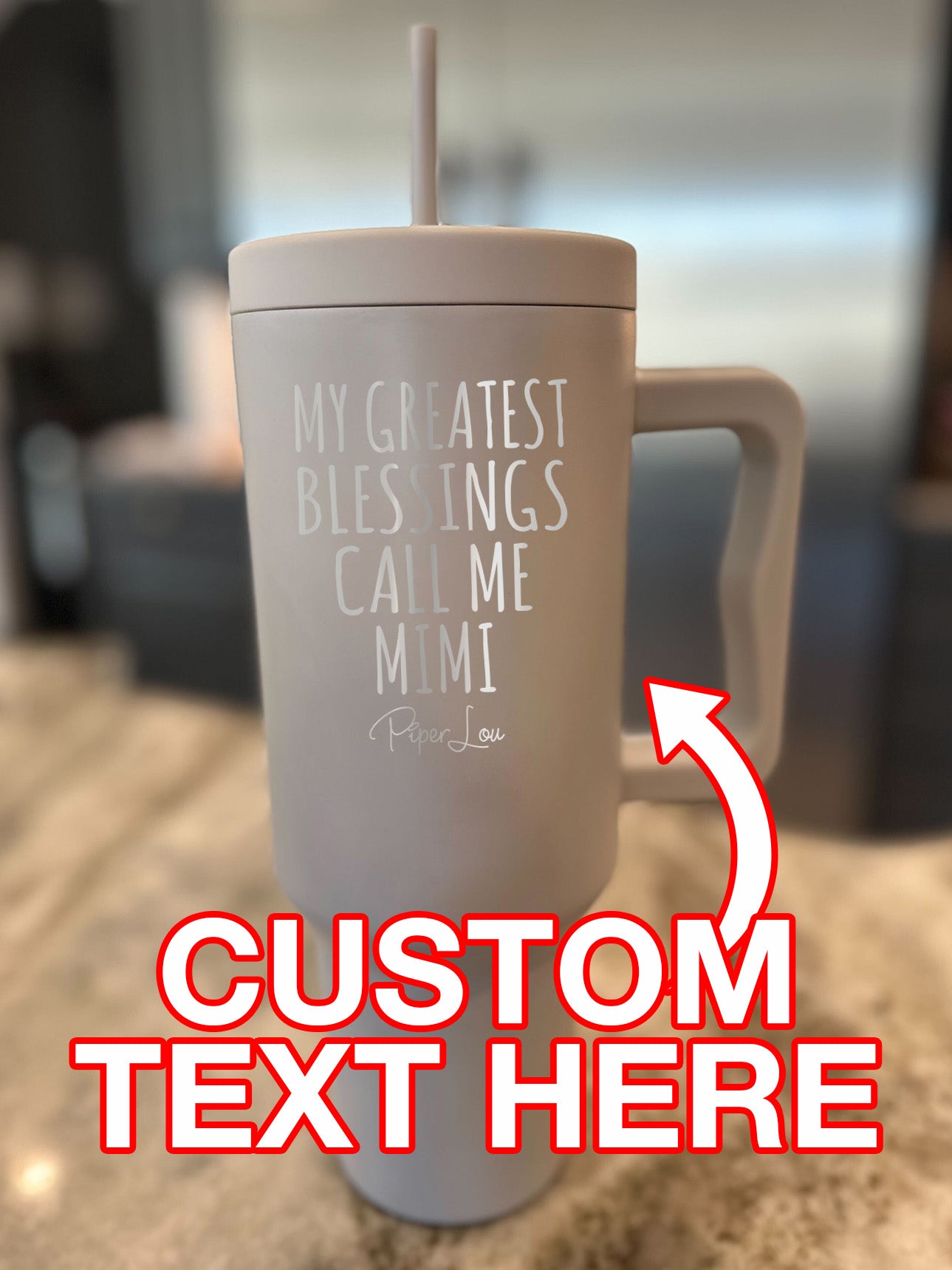 My Greatest Blessings Call Me (CUSTOM) 40oz Tumbler