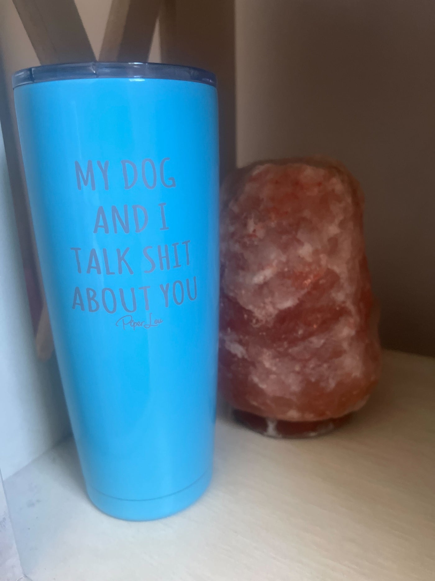 Clearance | My Dog And I Talk Shit About You Laser Etched Tumbler