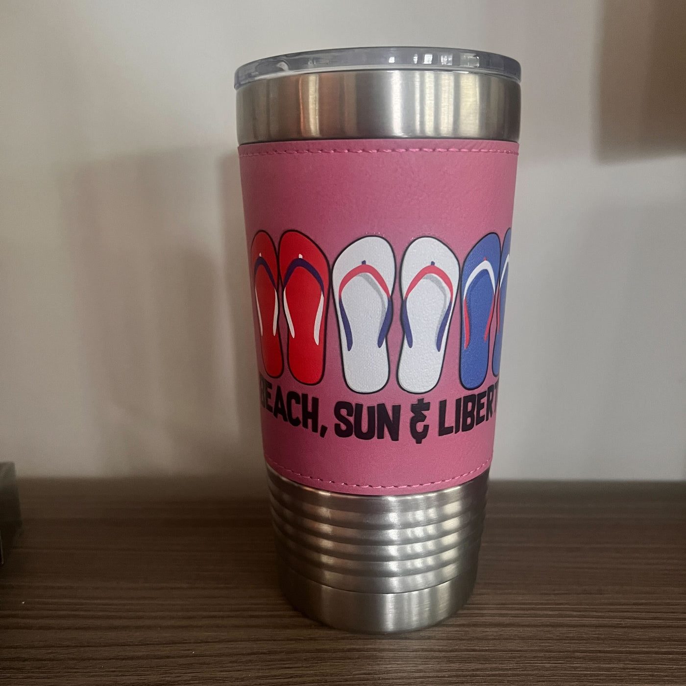 Clearance | Beach Sun Liberty Leatherette Tumbler