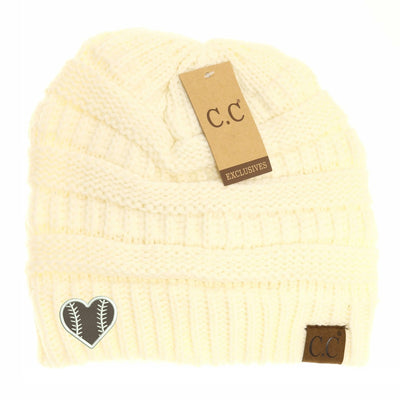 New Football Heart Beanie