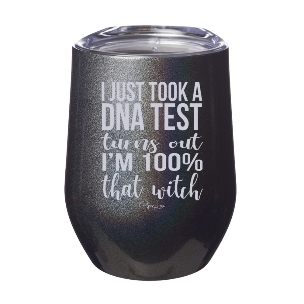 Spooky Sale | I Just Took A DNA Test I'm That Witch Laser Etched Tumbler