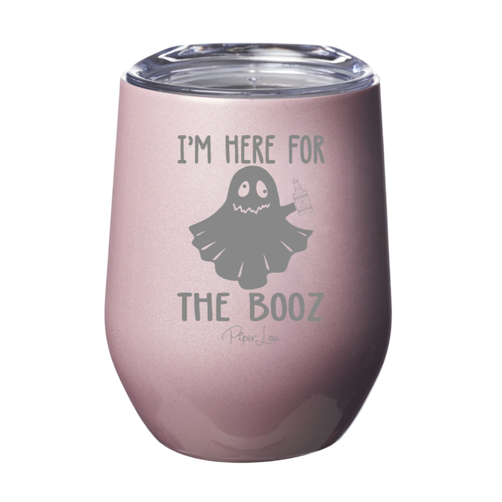 Spooky Sale | I'm Here For The Booz Laser Etched Tumbler