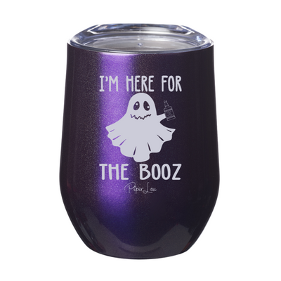 Spooky Sale | I'm Here For The Booz Laser Etched Tumbler