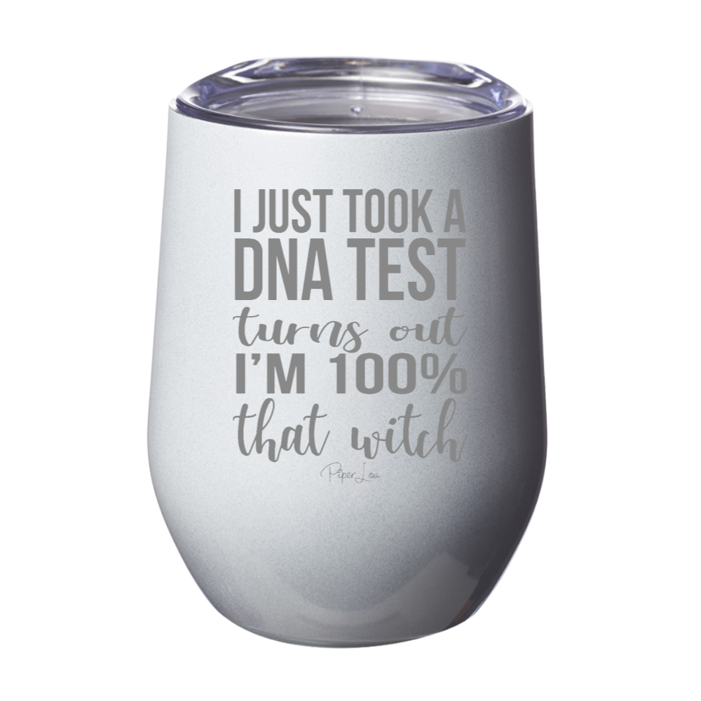 Spooky Sale | I Just Took A DNA Test I'm That Witch Laser Etched Tumbler