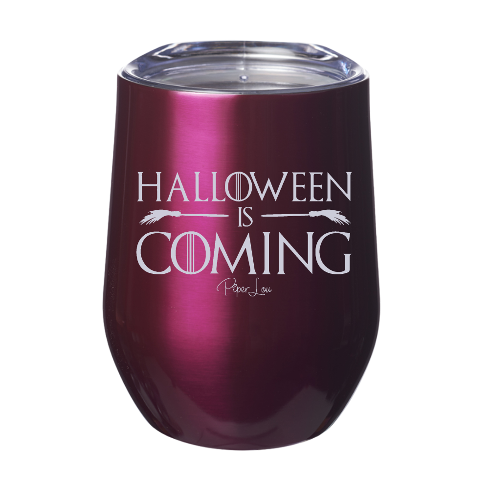 Spooky Sale | Halloween Is Coming Laser Etched Tumbler