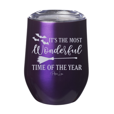 Spooky Sale | It's The Most Wonderful Time Halloween Laser Etched Tumbler