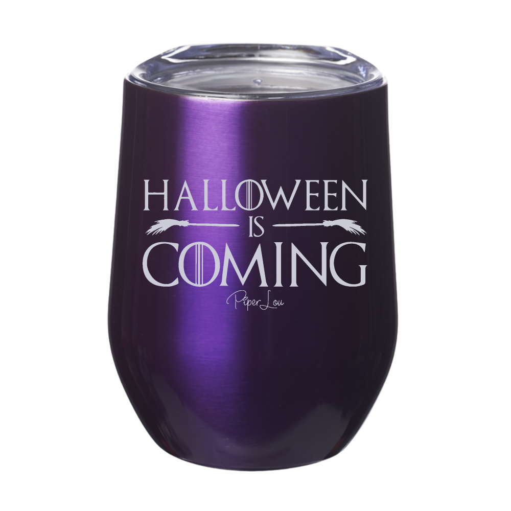 Spooky Sale | Halloween Is Coming Laser Etched Tumbler