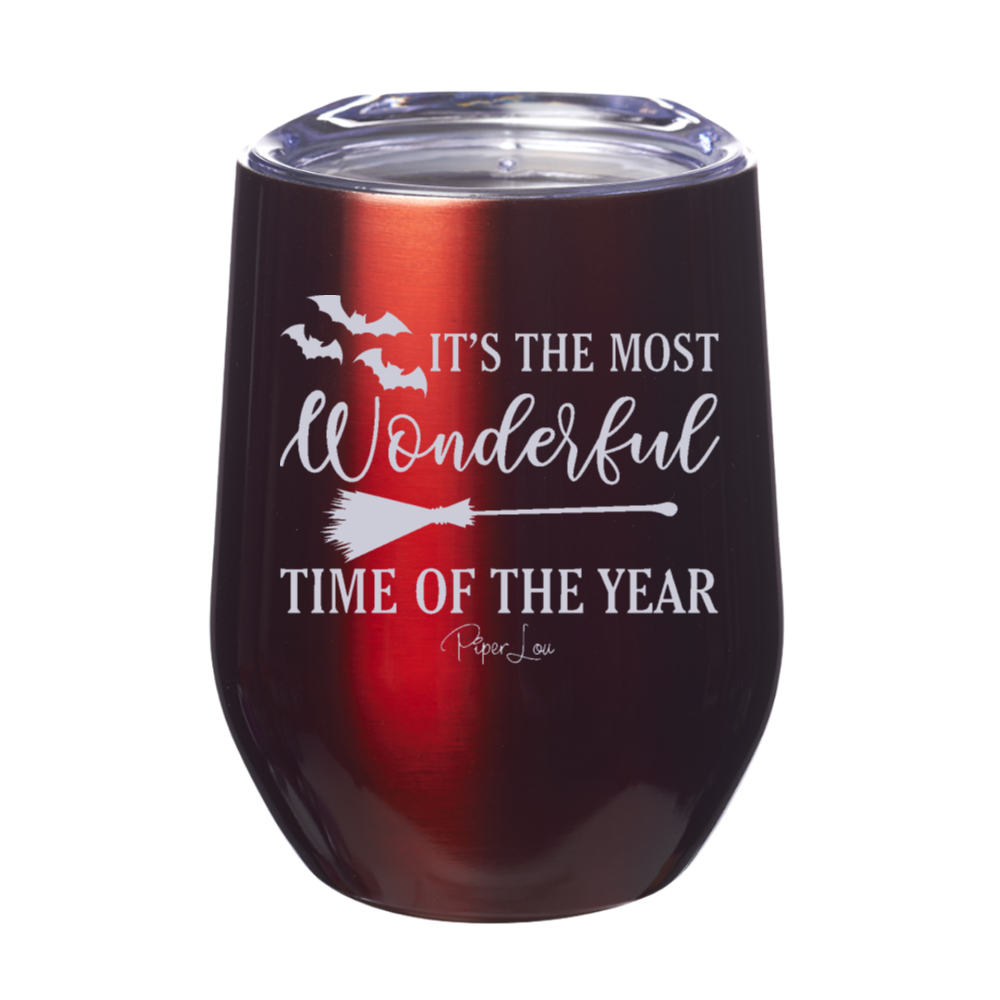 Spooky Sale | It's The Most Wonderful Time Halloween Laser Etched Tumbler