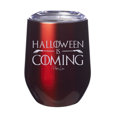 Spooky Sale | Halloween Is Coming Laser Etched Tumbler