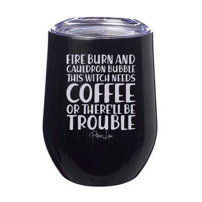 Spooky Sale | Fire Burn And Cauldron Bubble Laser Etched Tumbler