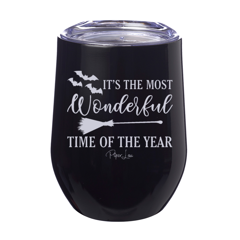 Spooky Sale | It's The Most Wonderful Time Halloween Laser Etched Tumbler