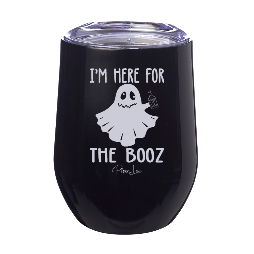 Spooky Sale | I'm Here For The Booz Laser Etched Tumbler