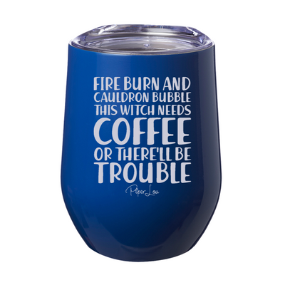 Spooky Sale | Fire Burn And Cauldron Bubble Laser Etched Tumbler