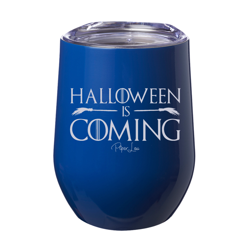 Spooky Sale | Halloween Is Coming Laser Etched Tumbler