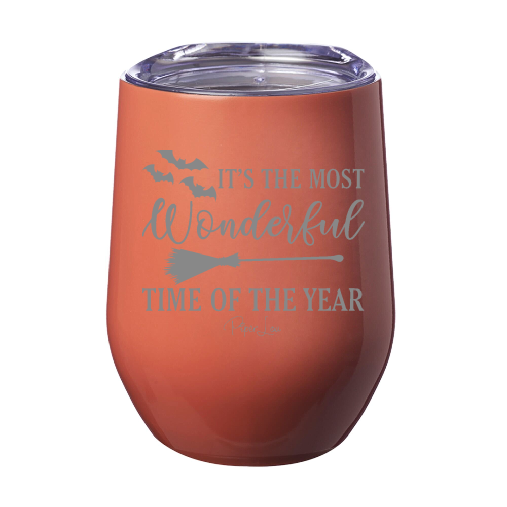 Spooky Sale | It's The Most Wonderful Time Halloween Laser Etched Tumbler