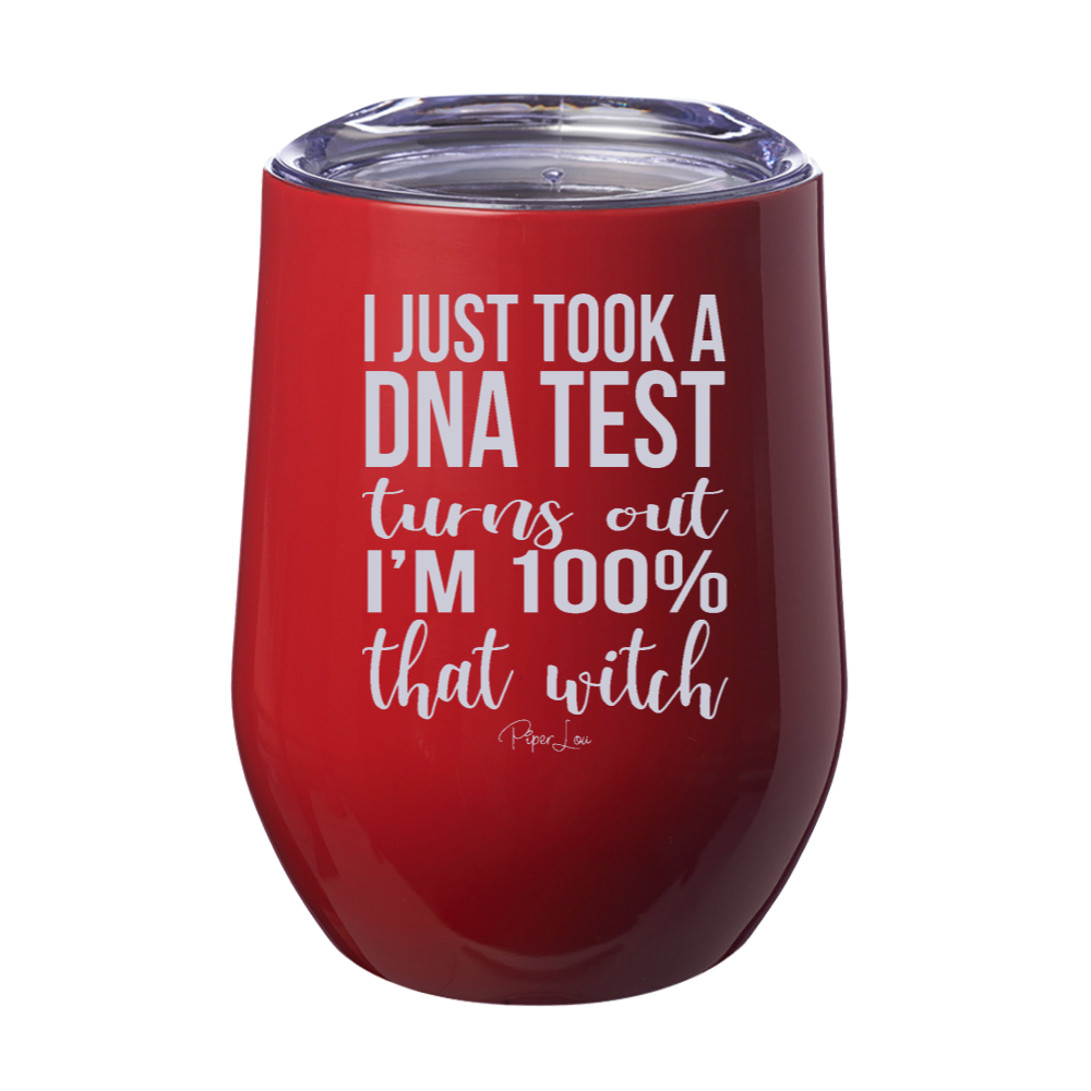 Spooky Sale | I Just Took A DNA Test I'm That Witch Laser Etched Tumbler