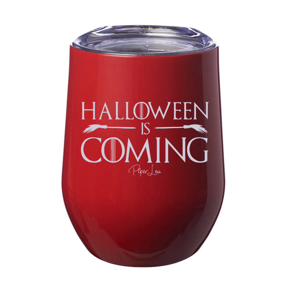 Spooky Sale | Halloween Is Coming Laser Etched Tumbler