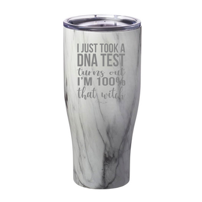 Spooky Sale | I Just Took A DNA Test I'm That Witch Laser Etched Tumbler