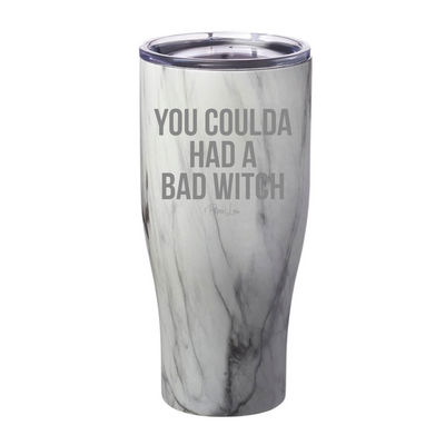 Spooky Sale | You Coulda Had A Bad Witch Laser Etched Tumbler