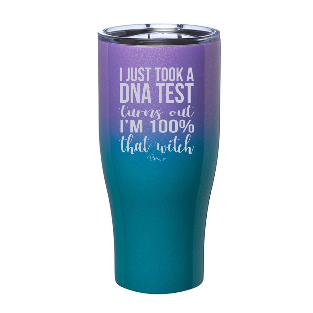 Spooky Sale | I Just Took A DNA Test I'm That Witch Laser Etched Tumbler