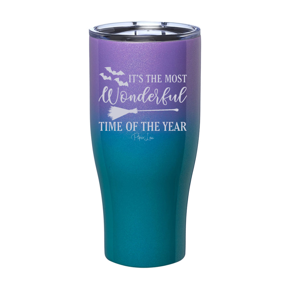 Spooky Sale | It's The Most Wonderful Time Halloween Laser Etched Tumbler