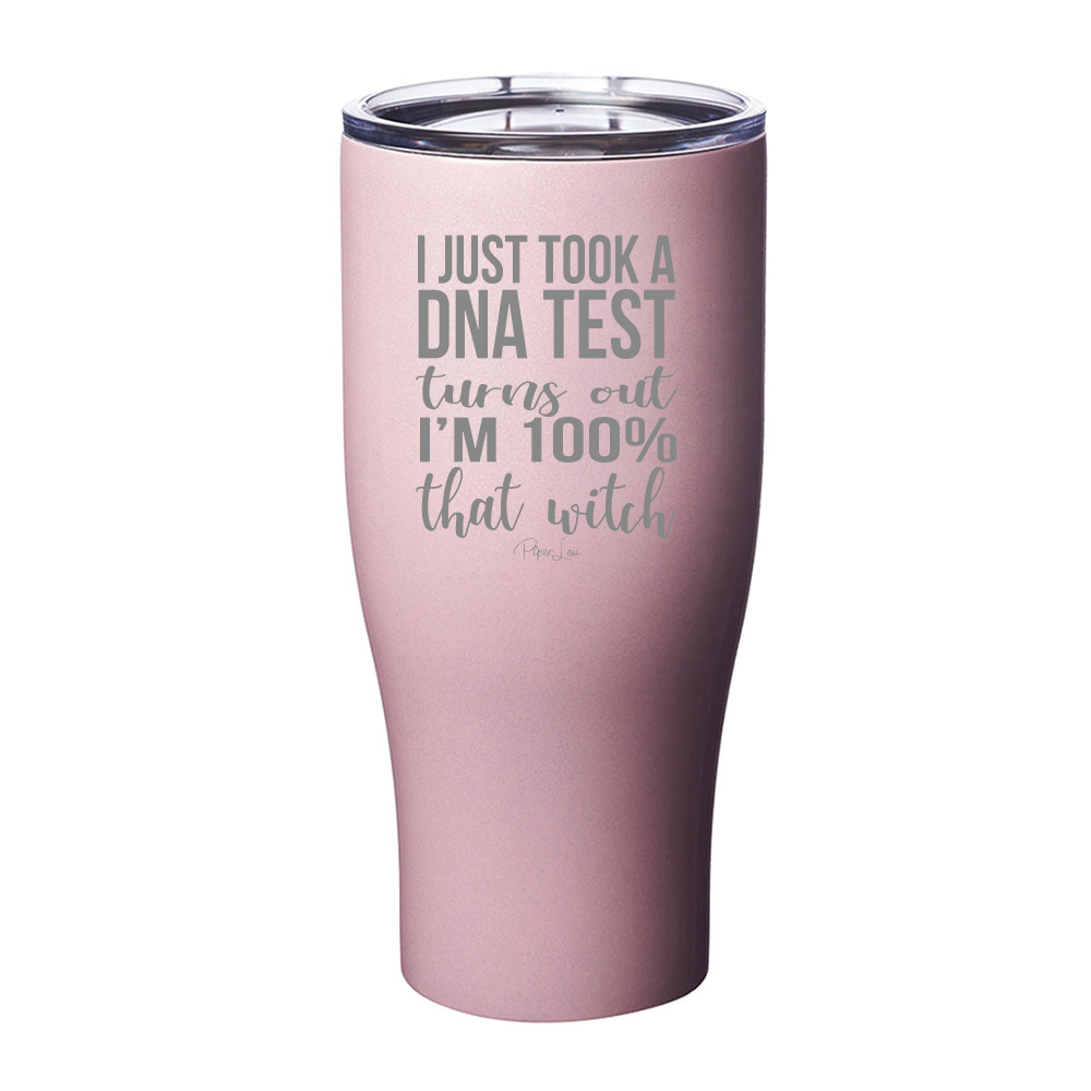 Spooky Sale | I Just Took A DNA Test I'm That Witch Laser Etched Tumbler