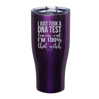 Spooky Sale | I Just Took A DNA Test I'm That Witch Laser Etched Tumbler